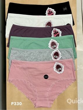 NWT Lace Cotton Cheeksters - 6 pcs set